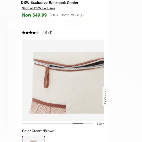 NWT Camuto DSW Exclusive Backpack Cooler - Picture 12 of 16